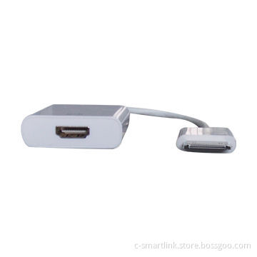 iPad to HDMI Dock 30Pin Male To HDMI Female